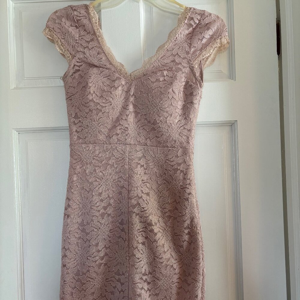 My Michelle Pink Lace Dress